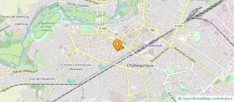 localisation de l'entreprise MONSIEUR HAROUNA BATE à CHATEAUROUX