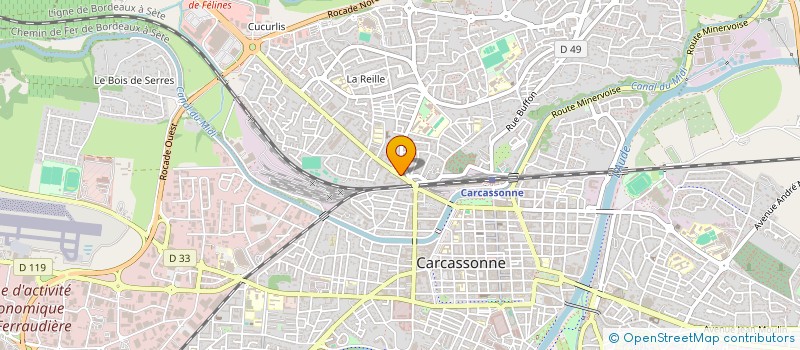 localisation de l'entreprise MONSIEUR HAROUNA CAMARA à CARCASSONNE
