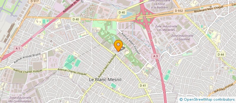 localisation de l'entreprise MONSIEUR HAROUNA CAMARA à LE BLANC-MESNIL