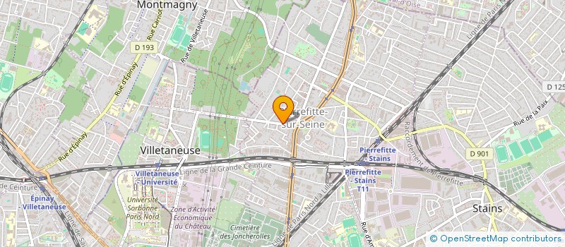 localisation de l'entreprise MONSIEUR HAROUNA DIAKITE  PIERREFITTE-SUR-SEINE