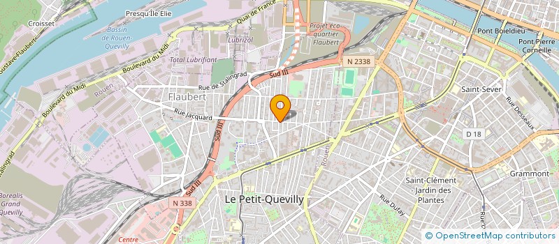 localisation de l'entreprise MONSIEUR HAROUNA DIALLO  LE PETIT-QUEVILLY