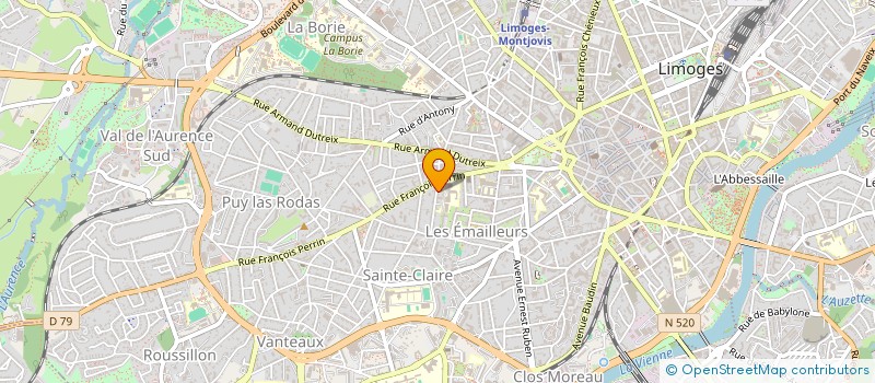 localisation de l'entreprise MONSIEUR HAROUNA DIALLO à LIMOGES