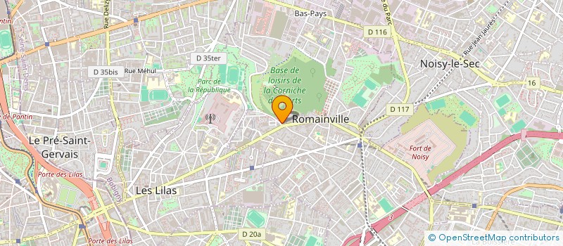 localisation de l'entreprise MONSIEUR HAROUNA DIALLO  ROMAINVILLE