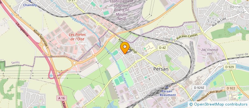 localisation de l'entreprise MONSIEUR HAROUNA DOUMBIA  PERSAN