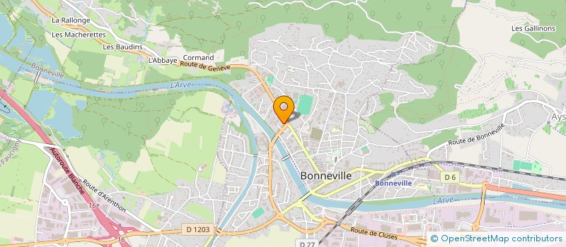 localisation de l'entreprise MONSIEUR HAROUNA FOFANA  BONNEVILLE