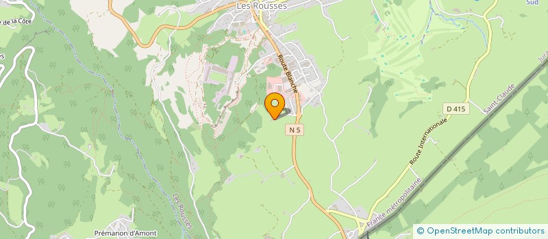 localisation de l'entreprise MONSIEUR HAROUNA KOITA  LES ROUSSES