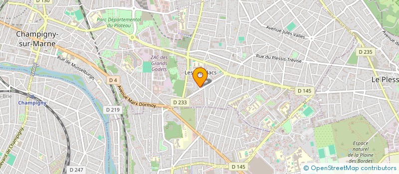 localisation de l'entreprise MONSIEUR HAROUNA NDIAYE  CHAMPIGNY-SUR-MARNE