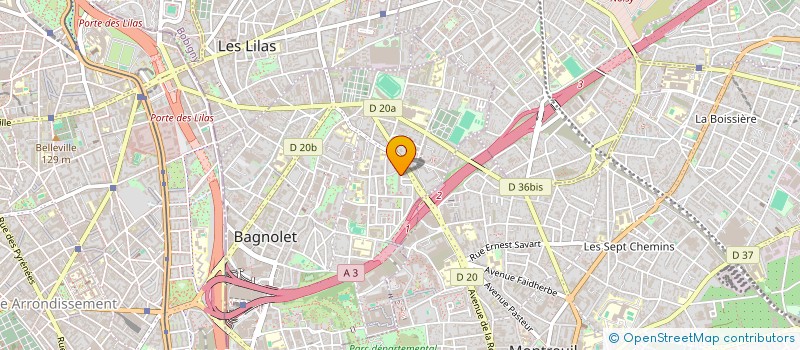 localisation de l'entreprise MONSIEUR HAROUNA NIANGANE à BAGNOLET