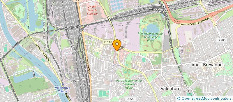 localisation de l'entreprise MONSIEUR HAROUNA OUATTARA  VALENTON