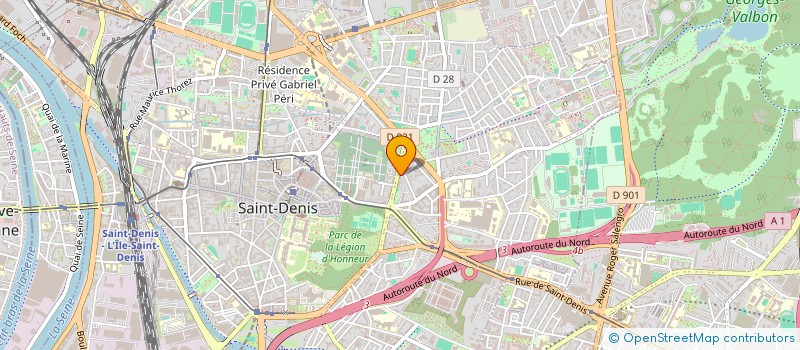 localisation de l'entreprise MONSIEUR HAROUNA SOUMARE à SAINT-DENIS