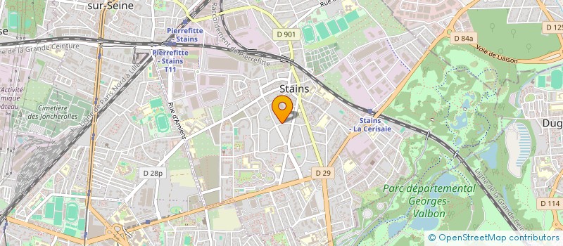 localisation de l'entreprise MONSIEUR HAROUNA SOUMARE à STAINS