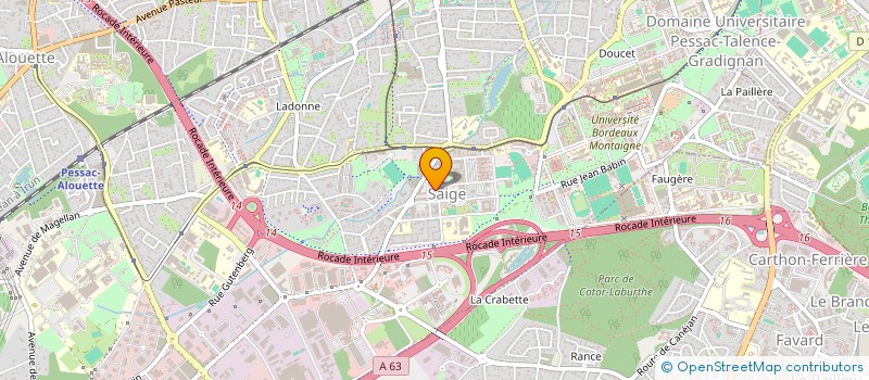 localisation de l'entreprise MONSIEUR HAROUNA SOUMARE  PESSAC