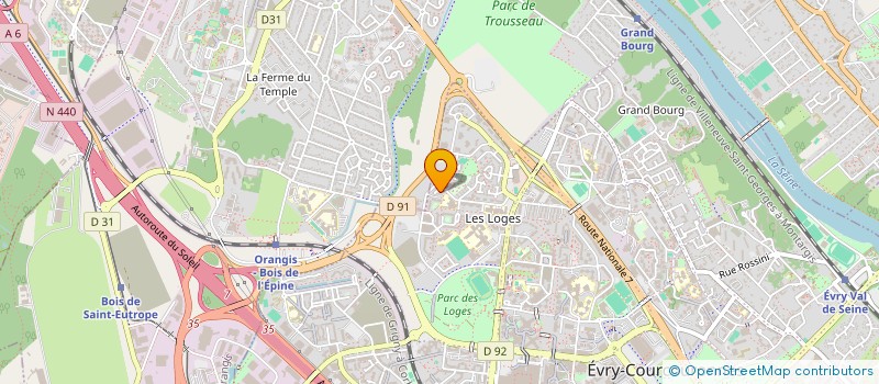 localisation de l'entreprise MONSIEUR HAROUNA THIONE  EVRY-COURCOURONNES