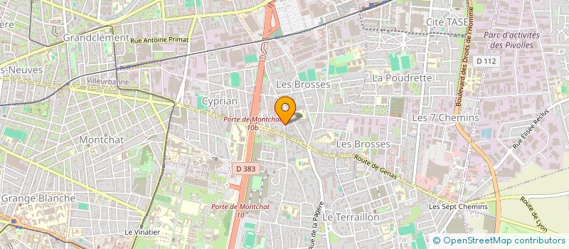 localisation de l'entreprise MONSIEUR HAROUNE GINES  VILLEURBANNE