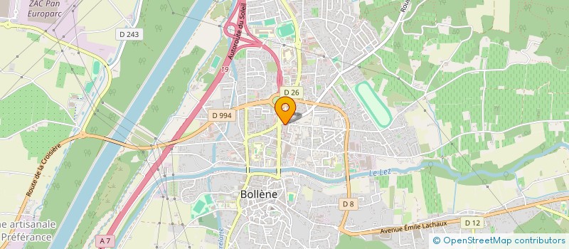 localisation de l'entreprise MONSIEUR HAROUNN BEN ALI  BOLLENE