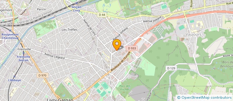 localisation de l'entreprise MONSIEUR HARPREET SINGH  LES PAVILLONS-SOUS-BOIS