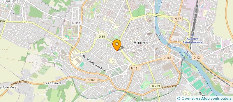 localisation de l'entreprise MONSIEUR HARPREET SINGH MULTANI  AUXERRE