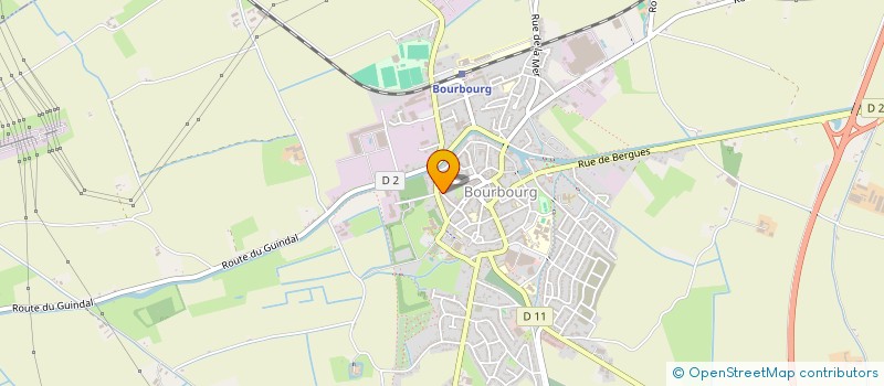 localisation de l'entreprise MONSIEUR HARRISON DELIGNE  BOURBOURG