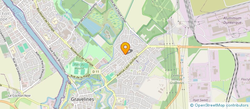 localisation de l'entreprise MONSIEUR HARRISON MACKIN à GRAVELINES