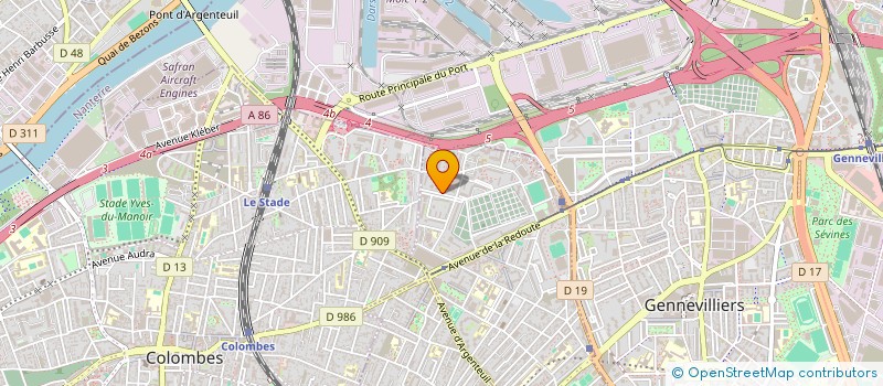 localisation de l'entreprise MONSIEUR HARRISON MANZALA  ASNIERES-SUR-SEINE