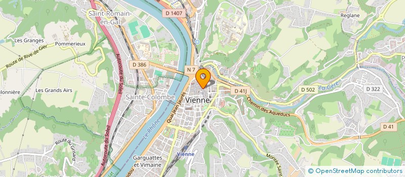 localisation de l'entreprise MONSIEUR HARRY  VIENNE