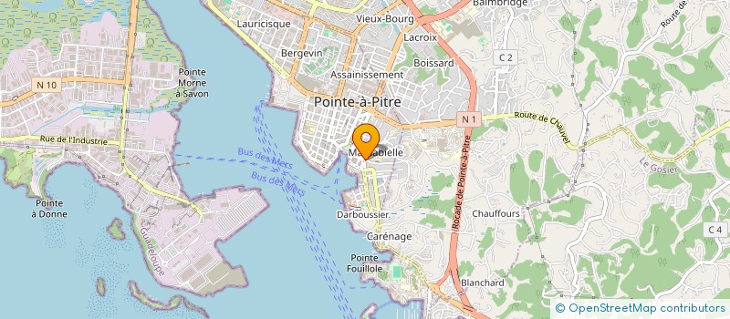 localisation de l'entreprise MONSIEUR HARRY AGASTIN à POINTE-A-PITRE