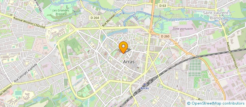 localisation de l'entreprise MONSIEUR HARRY BAUDUIN à ARRAS