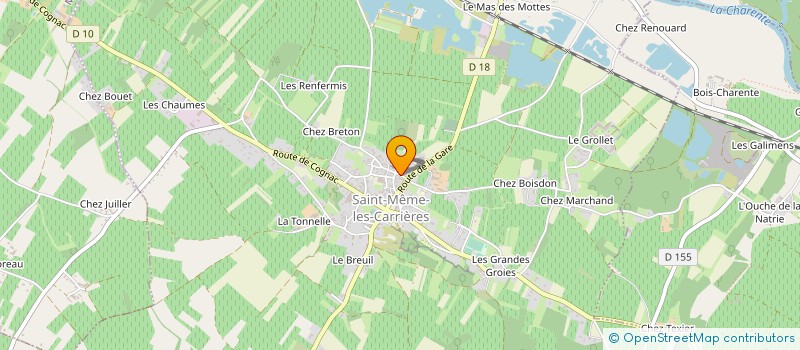 localisation de l'entreprise MONSIEUR HARRY BRADFIELD à JARNAC