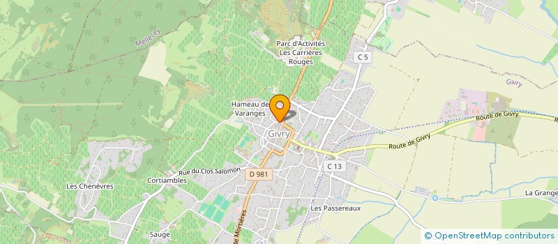 localisation de l'entreprise MONSIEUR HARRY CARUGE à GIVRY