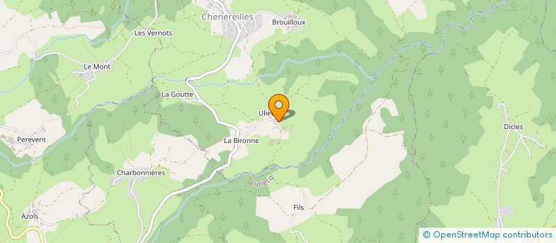 localisation de l'entreprise MONSIEUR HARRY CHABANOL  CHENEREILLES