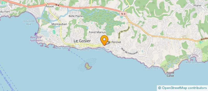 localisation de l'entreprise MONSIEUR HARRY CHRISTOPHE à LE GOSIER