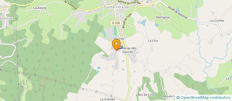 localisation de l'entreprise MONSIEUR HARRY COUPPEY  SAINTE-FEREOLE