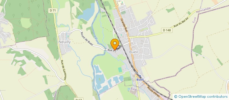 localisation de l'entreprise MONSIEUR HARRY DANION  BUEIL