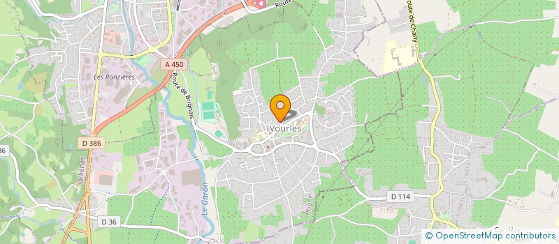 localisation de l'entreprise MONSIEUR HARRY DELHOMME  VOURLES