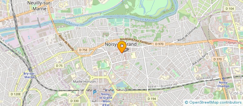 localisation de l'entreprise MONSIEUR HARRY GBENOU  NOISY-LE-GRAND