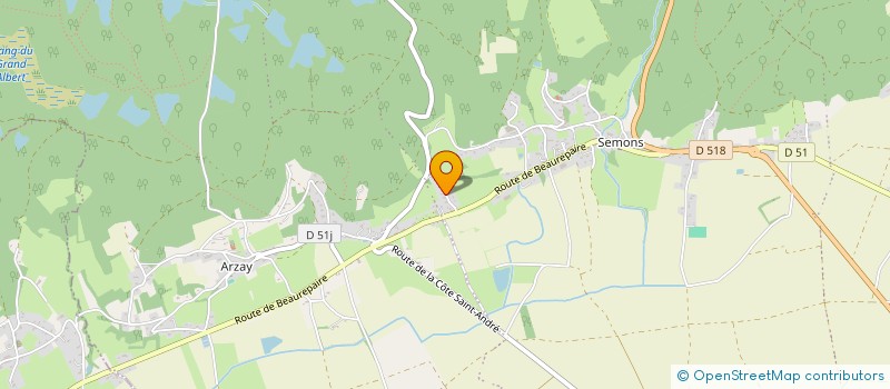 localisation de l'entreprise MONSIEUR HARRY GUY  PORTE-DES-BONNEVAUX