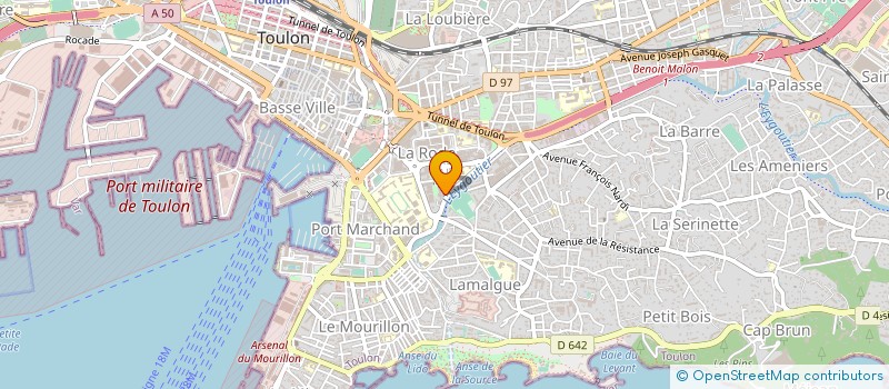 localisation de l'entreprise MONSIEUR HARRY HOZE  TOULON