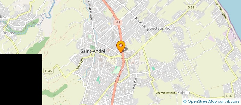 localisation de l'entreprise MONSIEUR HARRY JEROME GRONDIN à SAINT-ANDRE