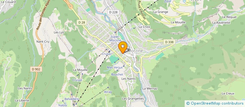localisation de l'entreprise MONSIEUR HARRY JOHNSON à MORZINE