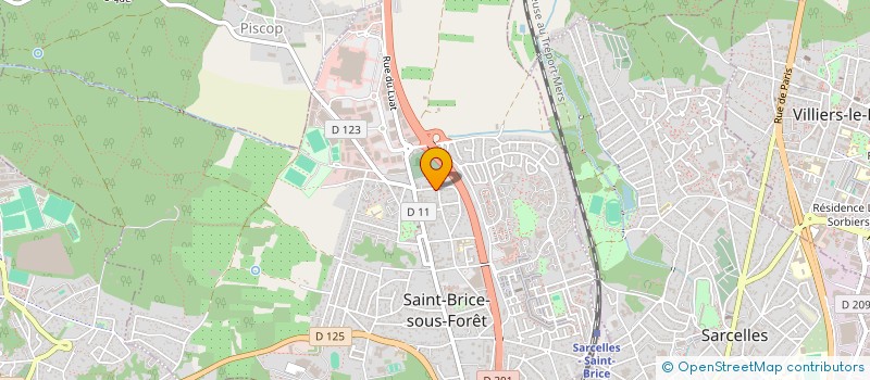 localisation de l'entreprise MONSIEUR HARRY KRAMER à SAINT-BRICE-SOUS-FORET