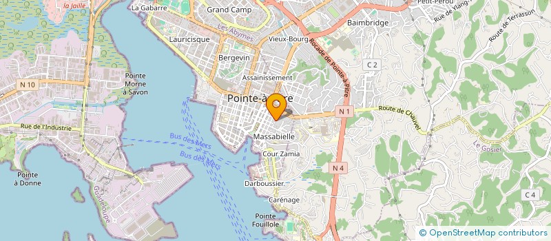 localisation de l'entreprise MONSIEUR HARRY LAPLAINE à POINTE A PITRE