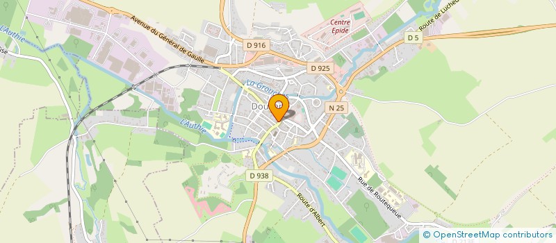 localisation de l'entreprise MONSIEUR HARRY LENGLET  DOULLENS