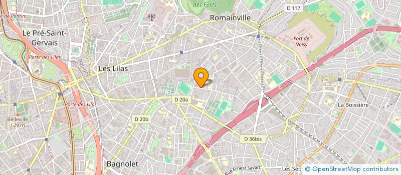 localisation de l'entreprise MONSIEUR HARRY MARLIER à BAGNOLET