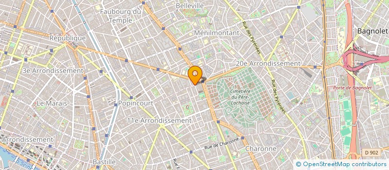 localisation de l'entreprise MONSIEUR HARRY MAXWELL  PARIS