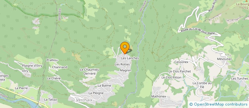 localisation de l'entreprise MONSIEUR HARRY MCFARLAND  VERCHAIX