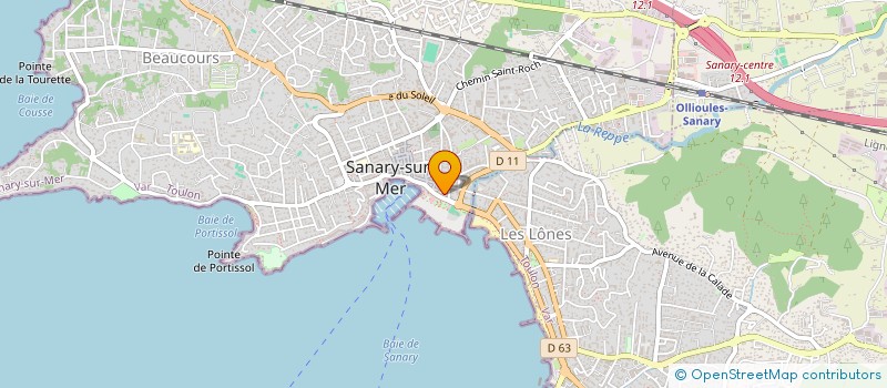 localisation de l'entreprise MONSIEUR HARRY MOXON à SANARY-SUR-MER