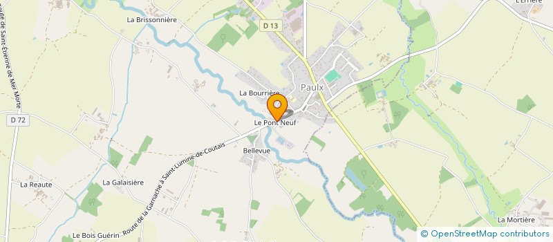 localisation de l'entreprise MONSIEUR HARRY MYRTIL  PAULX