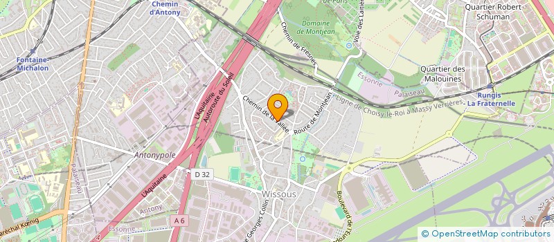 localisation de l'entreprise MONSIEUR HARRY OZIEL  WISSOUS