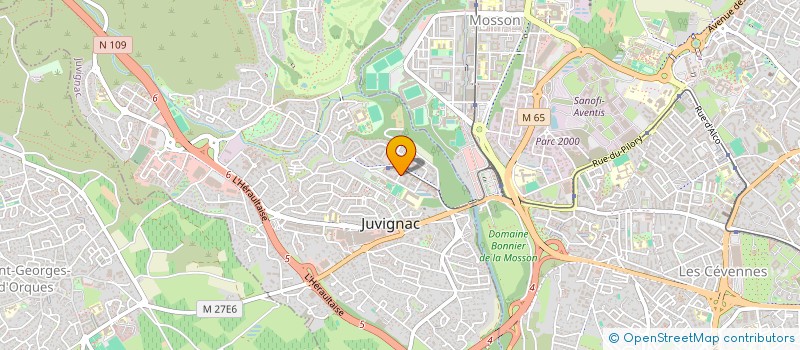 localisation de l'entreprise MONSIEUR HARRY PORCU  JUVIGNAC