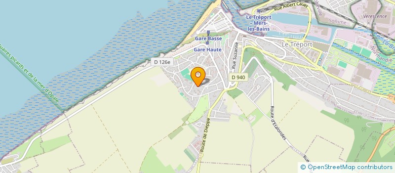 localisation de l'entreprise MONSIEUR HARRY SAVERIMOUTOU  LE TREPORT